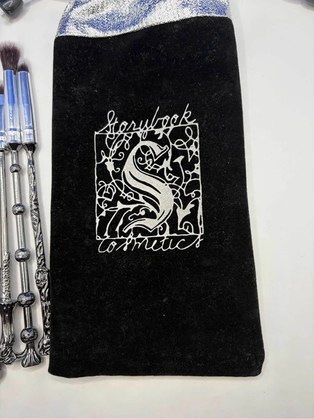 Storybook Cosmetics Wizard Wand Makeup Brush Set 5 Piece w/ Pouch